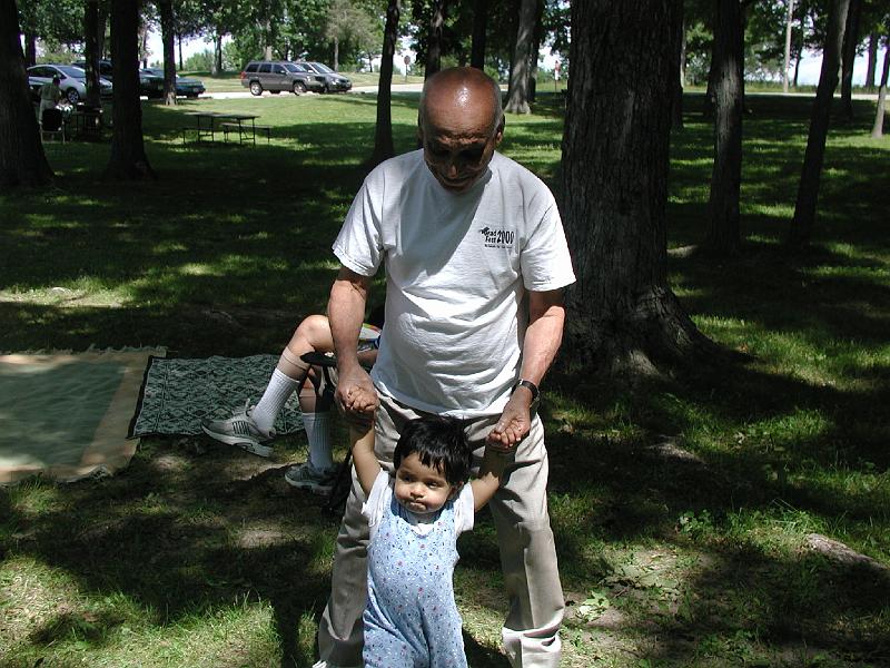 P7050052.JPG - Rohan with grand uncle Ramakanth