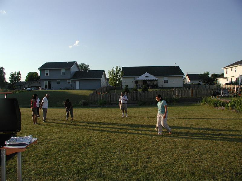 P7050055.JPG - The action moved all over the lawn