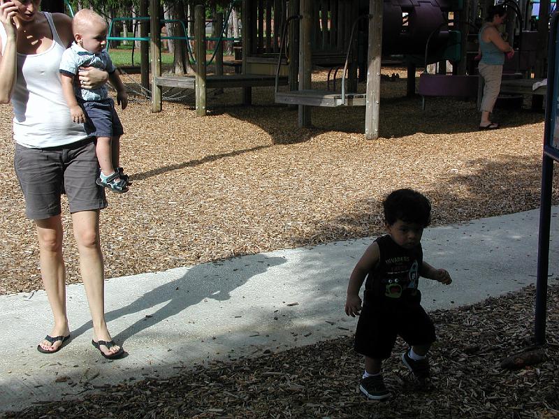P8040121.JPG - Exploring on his own again. Rohan started walking during the family reunion and walks well now.