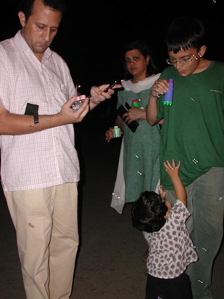 P9300057.JPG - Karan blowing bubbles
