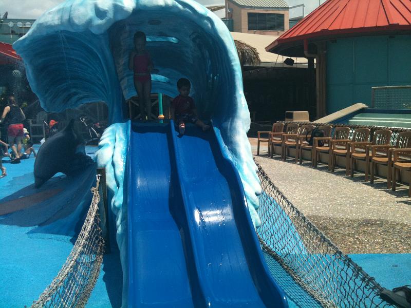 IMG_0175.JPG - With unnamed girl at top of the slide