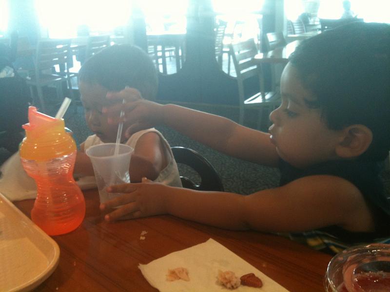 IMG_0193.JPG - Rohan gives Christian the empty cup