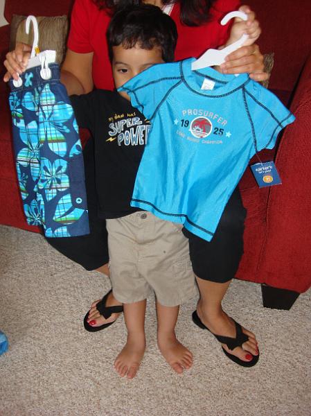 DSC01360.JPG - Rohan showing off his booty