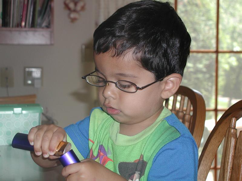 P7040009.JPG - Rohan has found somebody's spectacles