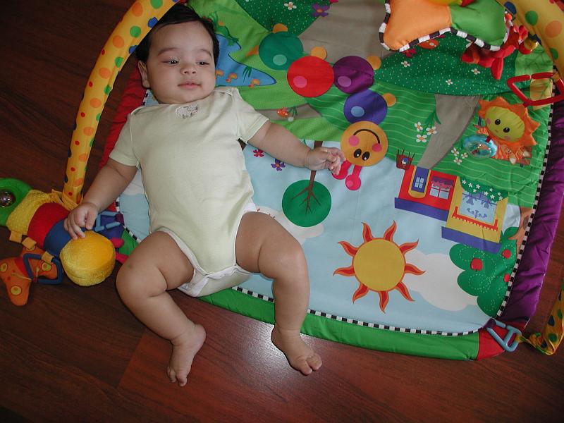 PA220062.JPG - On his playmat