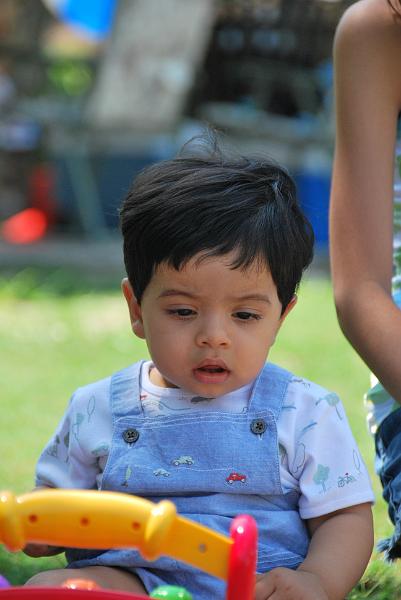 DSC_0687.JPG - A pensive Rohan - contemplating his one year