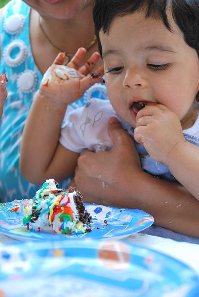 DSC_0742.JPG - Into the mouth goes the cake... and the cycle continues
