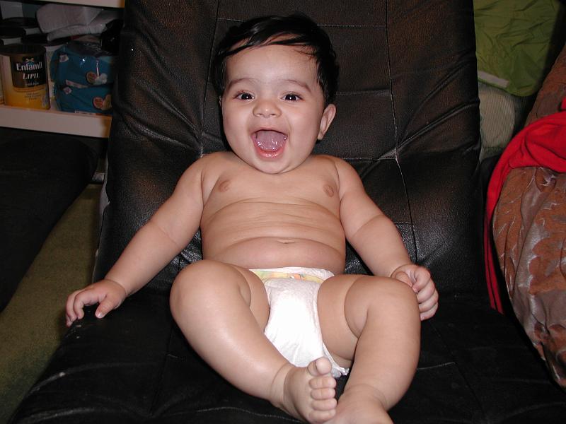 PB080024.JPG - In Daddy's chair