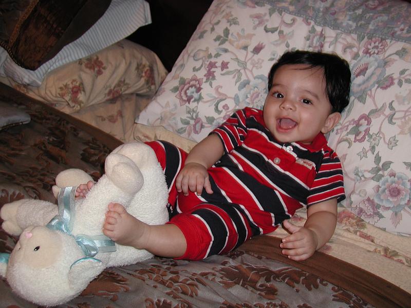 PB110053.JPG - On the bed