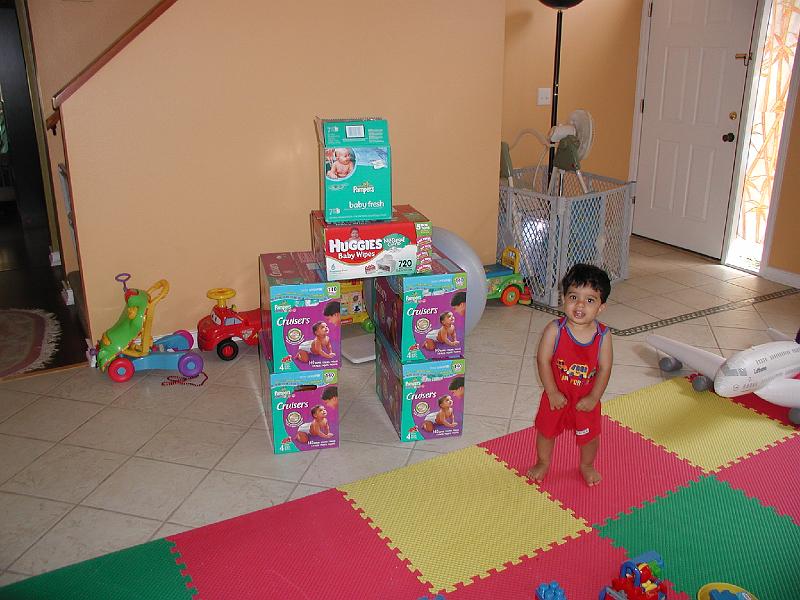 P9070219.JPG - The supplies are taller than him