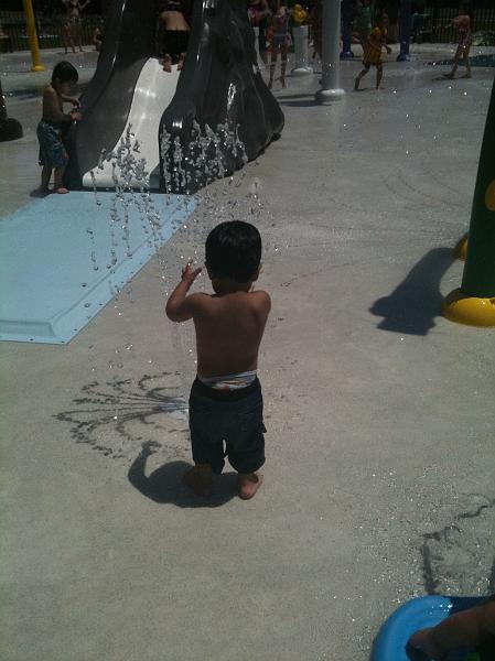 IMG_0088.JPG - Rohan follows the styles. Notice how he wears his pants low with his diapers showing